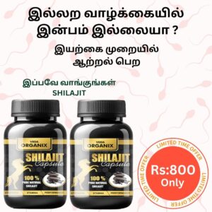 Veda Organix Shilajit Capsule 30s (Pack 2)
