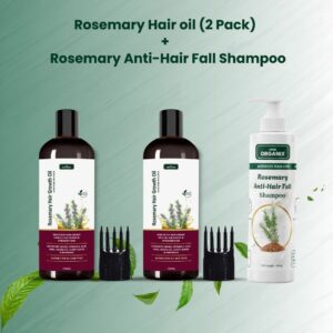 Rosemary Hair oil & Rosemary Anti-Hair Fall Shampoo